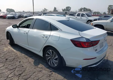 2019 Honda Insight Touring z USA, uszkodzony, nr VIN 19XZE4F95KE031650